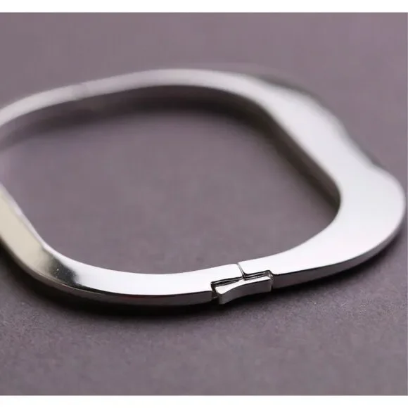 Jenny Bird rectangle cushion bangle silver excellent condition - Picture 3 of 6